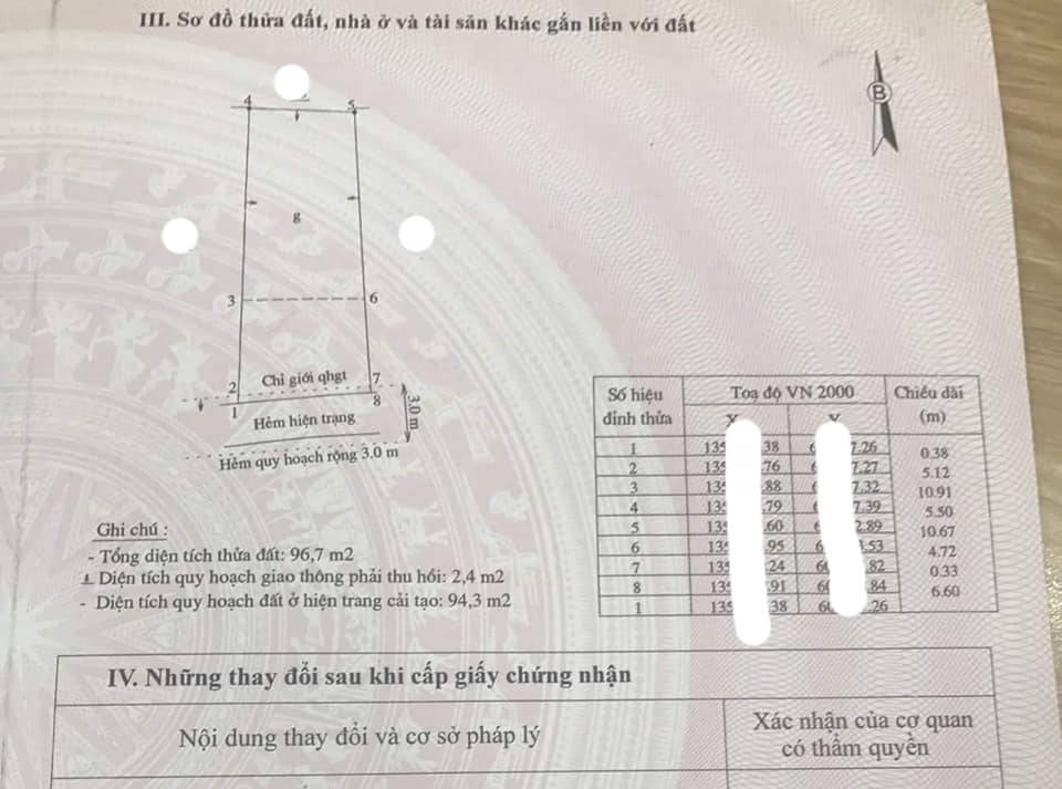 VĨNH PHƯỚC - BÁN NHANH LÔ HẺM LẠC THIỆN  