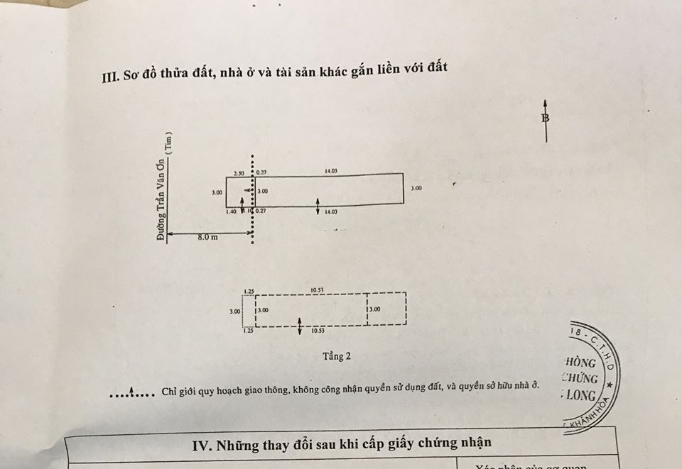 Lộc Thọ - Bán nhà 2 tầng mặt tiền đường Trần Văn Ơn 