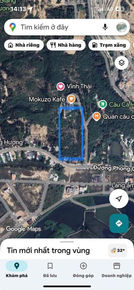 VTA73 - Vĩnh Thái - Bán nhanh lô đất đẹp mặt tiền đường Phong Châu