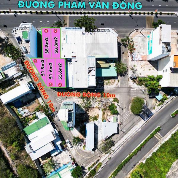 VTO11 - Bán đất mặt tiền đường Phạm Văn Đồng - Bắc Nha Trang (Vĩnh Thọ cũ)